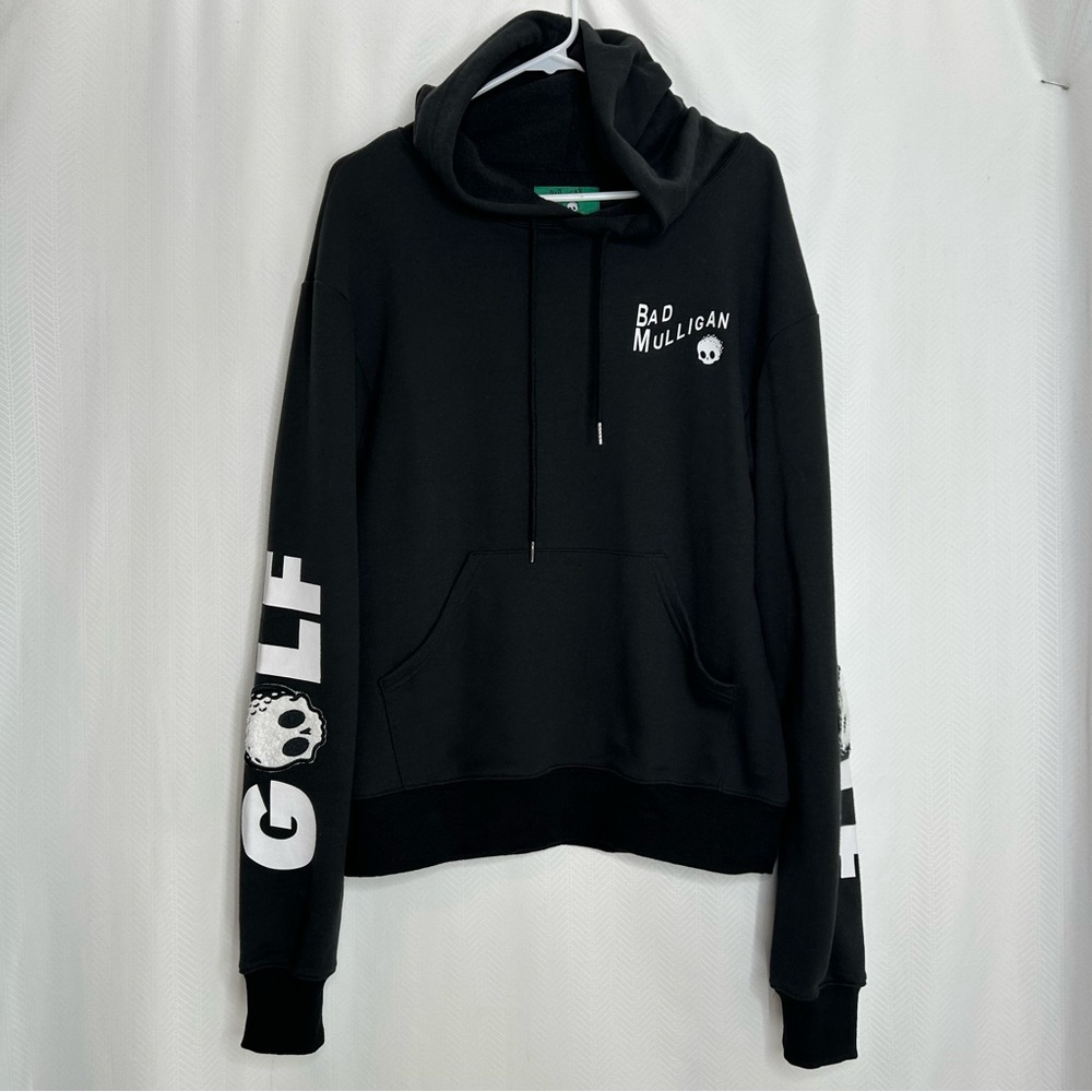 Bad Mulligan men’s black golf hoodie medium